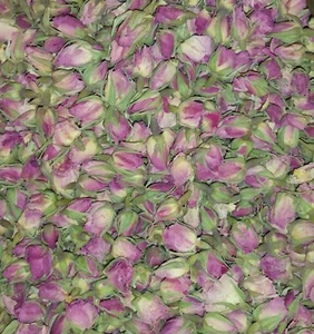 Brotes de rosas orgánicos (rosa) (rosa damascena) hierba seca - Imagen 1 de 3