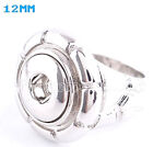 Silver Ring Size 8 For 12mm Mini Petite Snap Charm For Ginger Snaps Jewelry 