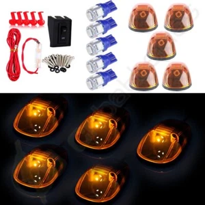 Juego de 5 luces de separación de funcionamiento de techo ámbar Len para Dodge Ram + 12V LED + cableado - Imagen 1 de 10