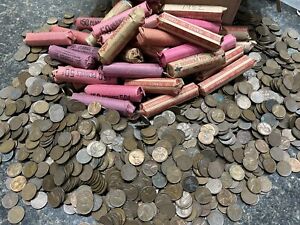 LOT of 500 Lincoln Cent Wheat Pennies (1909-1958) UNSEARCHED