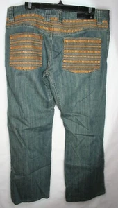Nomis Mens design Denim Blue Jeans 38 Embroidered pockets Simon Chamberlin - Picture 1 of 8