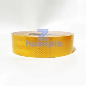3M 2"X10' Fluorescence Yellow Night Reflective Safety Warning Conspicuity Tape D - Picture 1 of 1