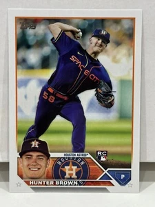 2023 Topps Hunter Brown Rookie Baseballkarte #111 Houston Astros RC - Bild 1 von 2