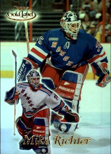 1999-00 Topps Gold Label Class 1 Rangers Hockey Card #54 Mike Richter