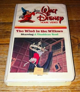 Walt Disney Wind In The Willow J. Thaddeus Toad VHS White Clamshell Vintage - Picture 1 of 1