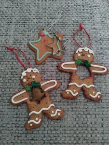 Gingerbread Christmas Ornament Lot - Picture 1 of 6