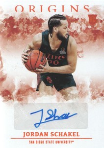 2021-22 Chronicles Draft Picks Origins Rookie Orange #OR-JSC Jordan Schakel AUTO