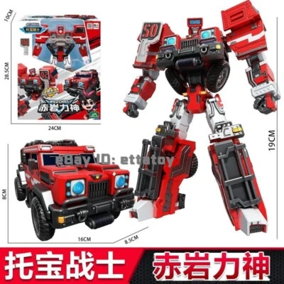 Tobot V WLD CHIEF Explorer Jeep Suv Action Figure Transform Robot Car Tokey Toy - Image 1 of 4