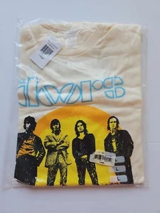 THE DOORS T Shirt Waiting for The Sun 1968 Tour Mens Large 2009 Double Sided NEW - Picture 1 of 8