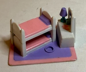 Vintage My Pretty Dollhouse Room Insert - Kids Bedroom - Galoob - Picture 1 of 2