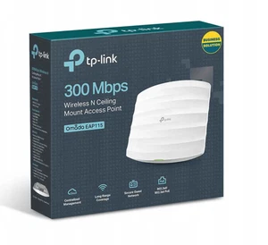 Punkt dostępowy TP-Link EAP115 Omada N300, WiFi 2,4GHz PoE - Zdjęcie 1 z 5
