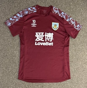 Player Worn/Issued Burnley FC Umbro Training Shirt, Medium #10, VGC - Picture 1 of 5