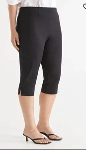 SUSSAN Black Capri Pants, High Waisted, Slim Fit, Stretch Size14 Black $79.95 - Picture 1 of 3