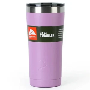 Vaso aislado de acero inoxidable Ozark Trail 22 oz, nuevo lila - Imagen 1 de 5