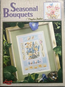 Lanarte- Leisure Arts-Marjolin Bastin- Seasonal Bouquets chart Book - Picture 1 of 4