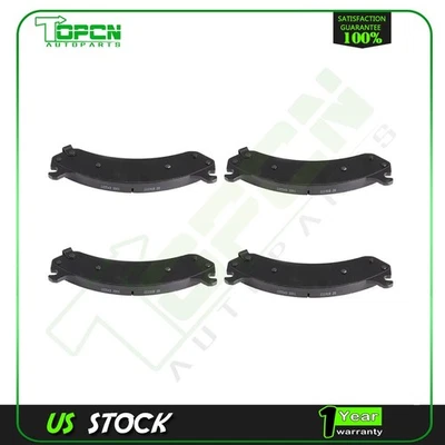 4X Front Metallic Pads Pair Fits 2000-2012 2013 Chevrolet Suburban 2500 - Image 1 of 2