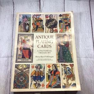 Vintage 1997 Antique Playing Cards Paperback Book Pictorial Treasury Book - Picture 1 of 24