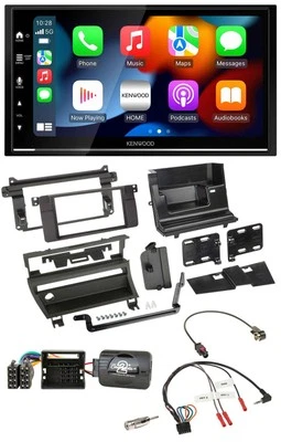 Kenwood DAB USB Bluetooth 2DIN Lenkrad Autoradio für BMW 3-er E46 2001-2006 1 Sc - Bild 1 von 4