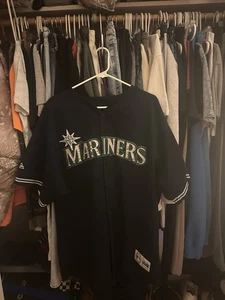 Men’s Majestic Seattle Mariners Ken Griffey Jr 24 Jersey Size 2XL Baseball - Picture 1 of 4