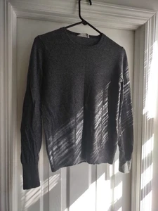 Maglione pullover girocollo Everlane cashmere morbido classico grigio donna piccolo - Foto 1 di 17