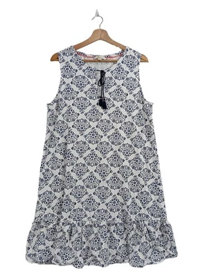 BODEN Camisa tipo túnica Mujeres Camisa Talla EU 44 azul oscuro-blanco - Imagen 1 de 4