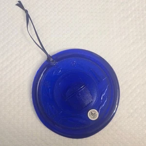 Pairpoint Glas Sonnenfänger Kobaltblau Korb Maritim Ostküste Leuchtturm  - Bild 1 von 5