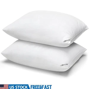 Juego de 2 almohadas de apoyo alternativo para dormir de lujo de hotel paquete nuevo - Imagen 1 de 10