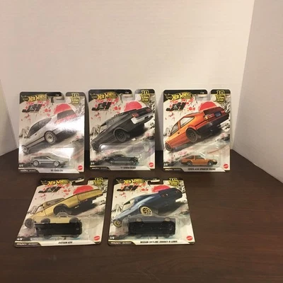 Juego de 5 Hot Wheels JAPAN HISTORICS 5 Premium Car Culture 2026 TOTALMENTE NUEVO Foto 1 de 4
