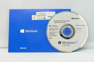 Microsoft Windows 7 Ultimate - 64 Bit - SB/OEM-Vollversion mit DVD - Deutsch - Bild 1 von 1