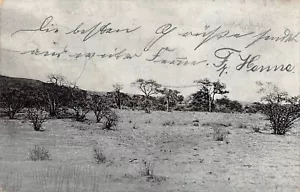 Dswa Deutsch-Südwest-Afrika Ak Section of The Kuibis-Revier Drilled Windhuk 1907 - Picture 1 of 2