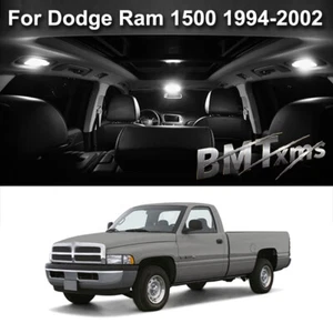 White Interior LED Lights Bulbs Package Kit For 1994-2002 Dodge Ram 1500 13pcs - Picture 1 of 11