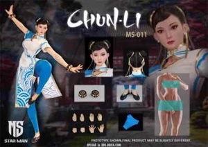 IN STOCK Modellino nuovo STAR MAN MS-011 1/6 femmina combattente ChunLi 12"! - Foto 1 di 10