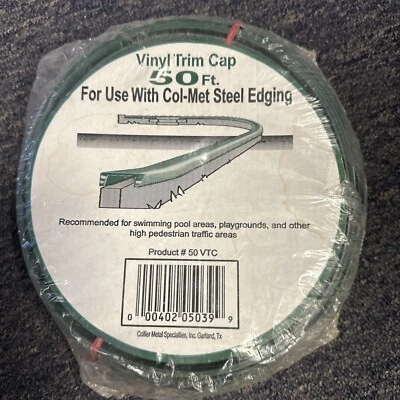 Tapa de vinilo verde 50 pies uso con bordes de acero Col-Met producto piscina alto tráfico Foto 1 de 4