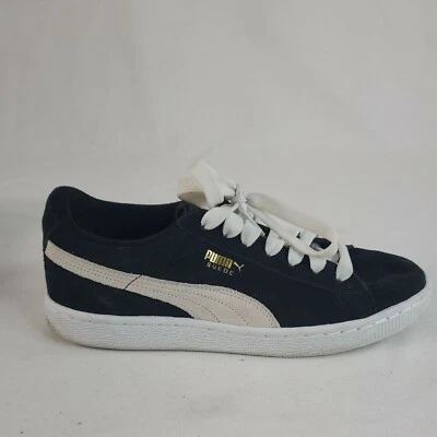Zapatos Puma Suede Jr para niños grandes negro-blanco 355110-01 talla 6,5 Foto 1 de 4