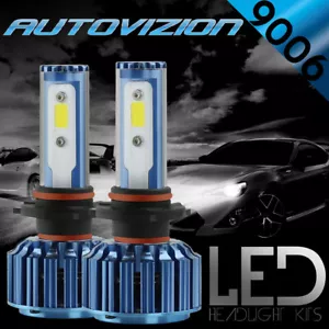 AUTOVIZION 9006 HB4 LED headlight Kit Cree 60W 6000K 7600LM bulbs Pair white - Picture 1 of 6
