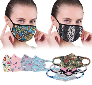 Reusable Face Cover Stretch Washable Protection Mask Variety Pack of OVER 1000 - Picture 1 of 3
