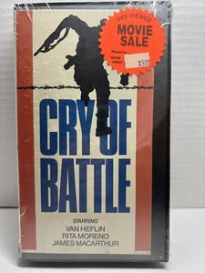 Cry Of Battle, 1968 (VHS, 1985), Van Heflin, Rita Moreno - Imagen 1 de 4