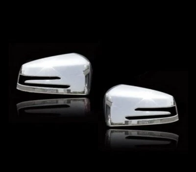 Chrome Side Door Mirror Covers For Mercedes Benz B-Class W246 2012-2014 - Image 1 of 3