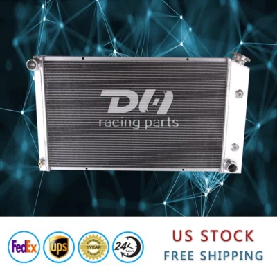 Radiador de aluminio CC573 4 filas 62 mm para Pontiac Firebird Trans Am 5,7 L gas 1970-81 Foto 1 de 4