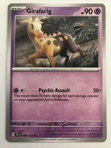 Pokémon TCG Temporal Forces Girafarig 066/162 NM - Picture 1 of 2
