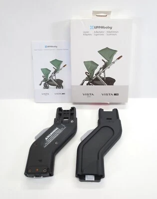 Adaptadores superiores para cochecito para UppaBaby Vista 2015+ y Uppababy Vista V2 negro Foto 1 de 3