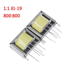 2Pcs audio output transformer 1:1 EI-19 EI19 800:800 high quality NTYXI4 - Picture 1 of 10