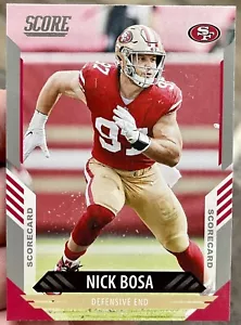 Puntuación Nick Bosa 2021 - tarjeta de puntuación paralela - #263 49ers - Imagen 1 de 2