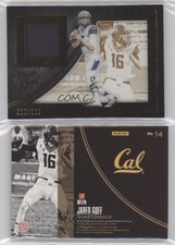 2016 Panini Black Gold Collegiate Golden Opportunity /199 Jared Goff Rookie RC
