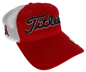 NUEVO TITLEIST Para hombres MLB Los Angeles ANGELS Malla Snapback Sombrero de Golf-Rojo/Blanco/Azul Marino - Imagen 1 de 2