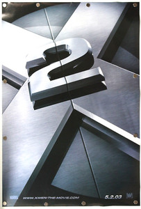 X2 X-Men United 2003 Double Sided Original Movie Poster 27" x 40"