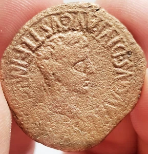 Tiberius A.D.14-37, AE As 30mm, Calagurris, Genuine Ancient coin Jesus Lifetime - Picture 1 of 6