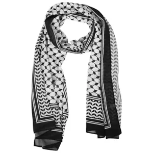 Palestina Bufanda Bufanda Shemagh Algodón Árabe Arafat Bufanda Cabeza - Imagen 1 de 12