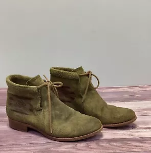 Botas Frye Para Mujer con Cordones Navajo Azteca Patrón Occidental Botines Gamuza Talla 6 - Imagen 1 de 8