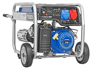 Generatore di corrente a benzina monofase trifase AVR 8 KW avviamento elettrico - Foto 1 di 9